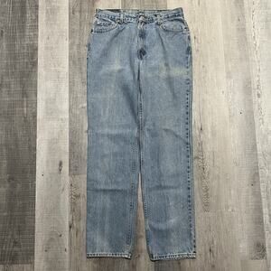 VTG Levis 512 Womens Faded Jeans 90s Slim Fit Straight Leg Denim Size 32x32